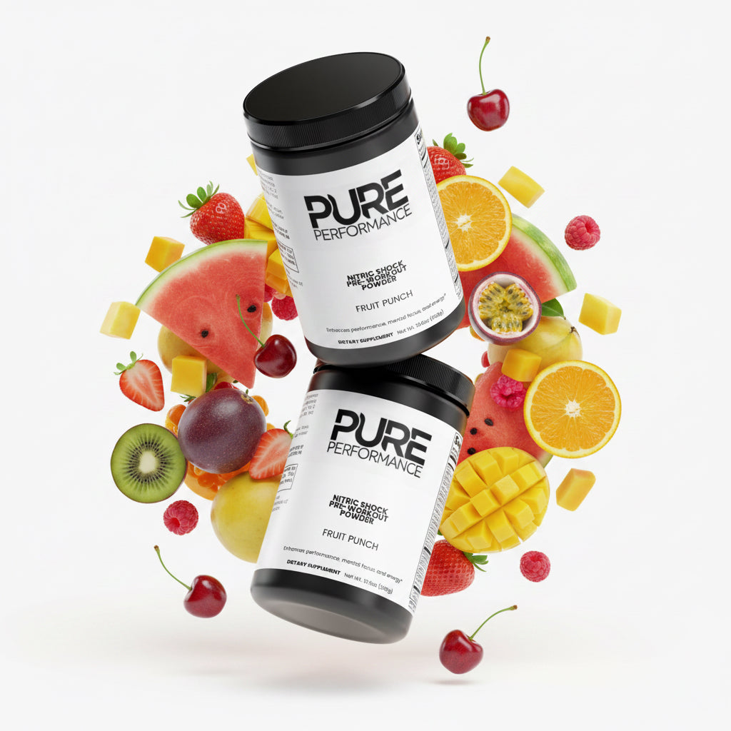 Nitric Shock Pre-Workout Powder (Fruit Punch)